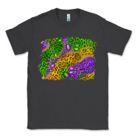 Smoke mardi gras leopard gemstone background Classic Tee - RanaPortraitStore