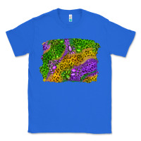 True Royal mardi gras leopard gemstone background Classic Tee - RanaPortraitStore