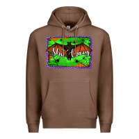 Chestnut bat shit crazy with background Premium Hoodie - Jasminsmagicworld