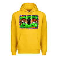 Lemon bat shit crazy with background Premium Hoodie - Jasminsmagicworld