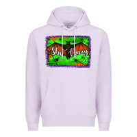Lilac bat shit crazy with background Premium Hoodie - Jasminsmagicworld