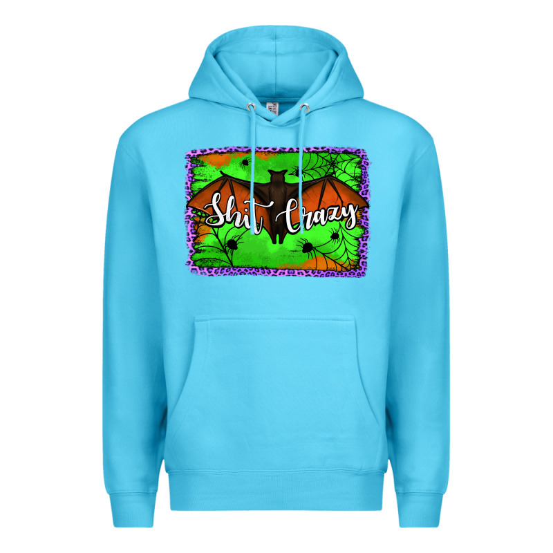 Bat Shit Crazy With Background Premium Hoodie by Jasminsmagicworld | Teevron