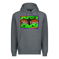 Rock bat shit crazy with background Premium Hoodie - Jasminsmagicworld