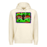 Sandshell bat shit crazy with background Premium Hoodie - Jasminsmagicworld