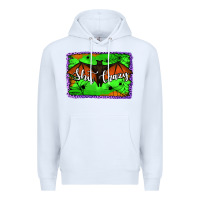 White bat shit crazy with background Premium Hoodie - Jasminsmagicworld