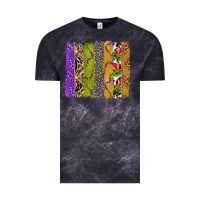 Cloud Black Mardi Gras Brushstrokes Vintage Tee - BundleAndBundleShop