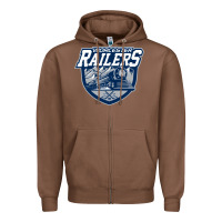 Chestnut worcester railers Zipper Hoodie - DesigneFamous