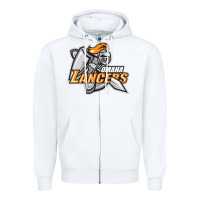 White omaha lancers Zipper Hoodie - DesigneFamous