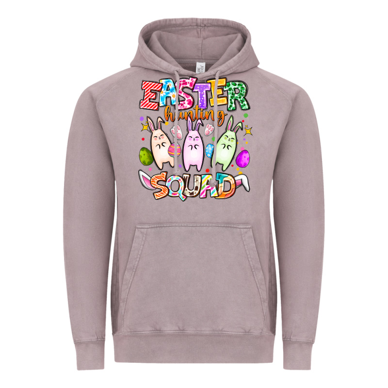Easter Hunting Squad Vintage Hoodie by CowhideDigitalArt | Teevron