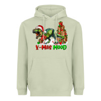 Matcha T- Rex X-Mas Mood Heavyweight Hoodie - RanaPortraitStore