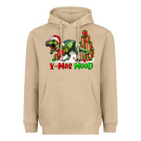 Mushroom T- Rex X-Mas Mood Heavyweight Hoodie - RanaPortraitStore