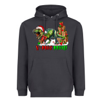 Smoke T- Rex X-Mas Mood Heavyweight Hoodie - RanaPortraitStore