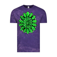 Cloud Purple green gemstone Vintage Tee - RanaPortraitStore