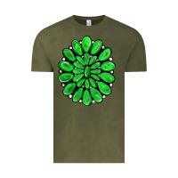 Vintage Olive green gemstone Vintage Tee - RanaPortraitStore