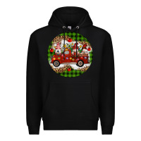 Black christmas gnomes truck Premium Hoodie - Artiststas