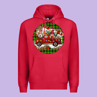 Christmas Gnomes Truck Premium Hoodie Designed By Artiststas