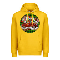Lemon christmas gnomes truck Premium Hoodie - Artiststas