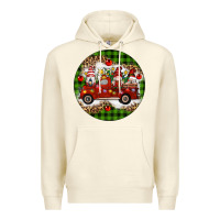 Sandshell christmas gnomes truck Premium Hoodie - Artiststas