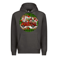 Smoke christmas gnomes truck Premium Hoodie - Artiststas