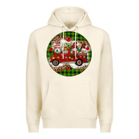 Tofu christmas gnomes truck Premium Hoodie - Artiststas