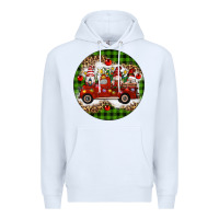 White christmas gnomes truck Premium Hoodie - Artiststas