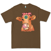 Cacao Cow  Turquoise Premium Tee - CowCowDesign