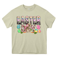 Mossy Easter Day with rabbit Heavy Core Tee - HowdyJamesFarm