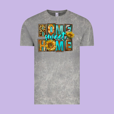 Western Home Sweet Home Vintage Tee Designed By Fadigitalartstudio