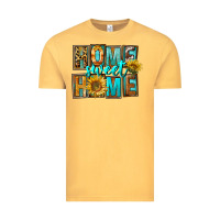 Vintage Mustard Western Home Sweet Home Vintage Tee - FaDigitalArtStudio