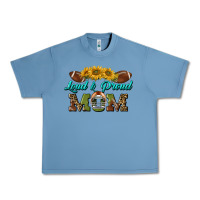 Pebble Blue loud and proud mom Urban Heavy Tee - BundleAndBundleShop