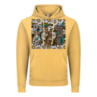 Vintage Mustard Easter Vintage Hoodie - CowhideDigitalArt