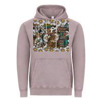 Vintage Zinc Easter Vintage Hoodie - CowhideDigitalArt