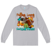 Moon Dust Falling Leaves Football Please Long Sleeve Tee - LillyAllenDesigns