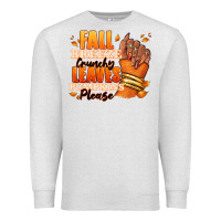 Oatmeal Heather Fall breeze crunchy leaves pumpkins please Premium Sweatshirt - RanaPortraitStore