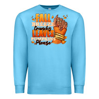 Ocean Blue Fall breeze crunchy leaves pumpkins please Premium Sweatshirt - RanaPortraitStore