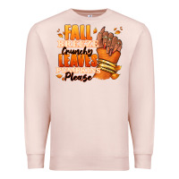 Pale Pink Fall breeze crunchy leaves pumpkins please Premium Sweatshirt - RanaPortraitStore