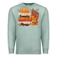 Seafoam Fall breeze crunchy leaves pumpkins please Premium Sweatshirt - RanaPortraitStore