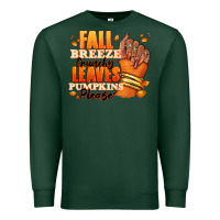 Sports Green Fall breeze crunchy leaves pumpkins please Premium Sweatshirt - RanaPortraitStore