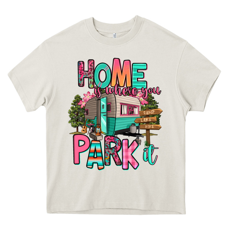 Home Is Where We Park It Heavy Core Tee by RanaPortraitStore | Teevron