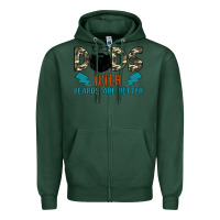 Sports Green dads with beards are better Zipper Hoodie - JahusDesignShop