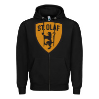 Black St. Olaf college Zipper Hoodie - DesigneFamous