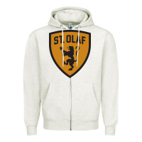 Oatmeal Heather St. Olaf college Zipper Hoodie - DesigneFamous