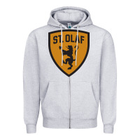Heather Grey St. Olaf college Zipper Hoodie - DesigneFamous