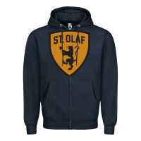 Navy St. Olaf college Zipper Hoodie - DesigneFamous