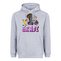 Heather Grey First Grade Heavyweight Hoodie - RanaPortraitStore