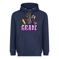 Navy First Grade Heavyweight Hoodie - RanaPortraitStore