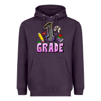 Plum First Grade Heavyweight Hoodie - RanaPortraitStore