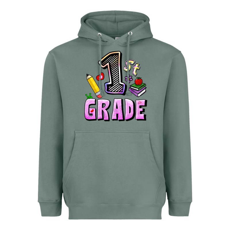 First Grade Heavyweight Hoodie by RanaPortraitStore | Teevron