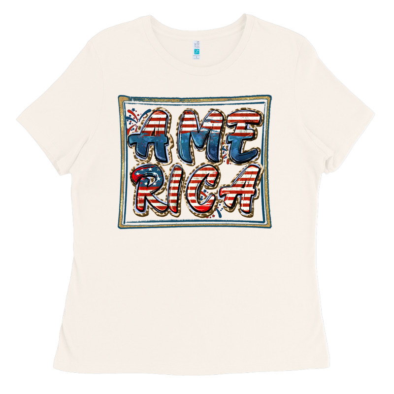 America Ladies Tee by FaDigitalArtStudio | Teevron