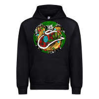 Black Cowboy Christmas Urban Hoodie - RanaPortraitStore